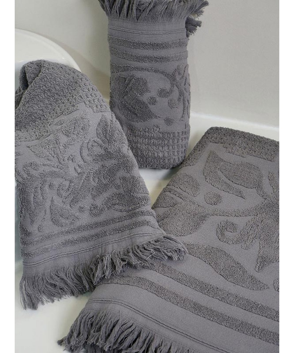 Croci 5 Dark Gray Bathroom Towel (80x150)