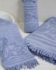 Croci 7 Blue Bathroom Towel (80x150)