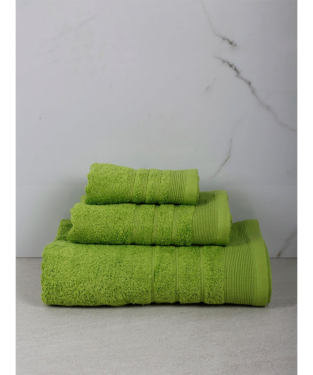Himburi 14 Green Face Towel (50x90)