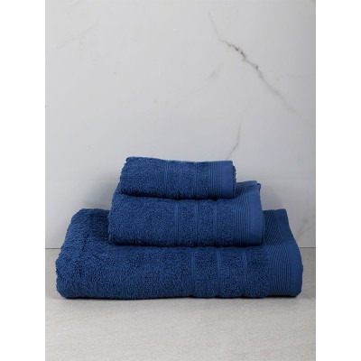 Himburi 18 Blue Face Towel (50x90)