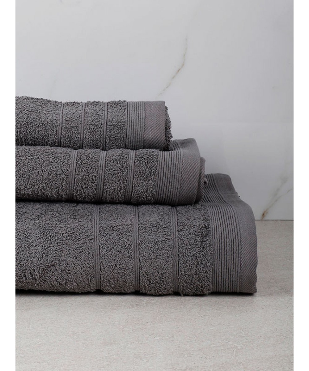 Πετσέτα Χίμπουρι 9 Grey Προσώπου (50x90)