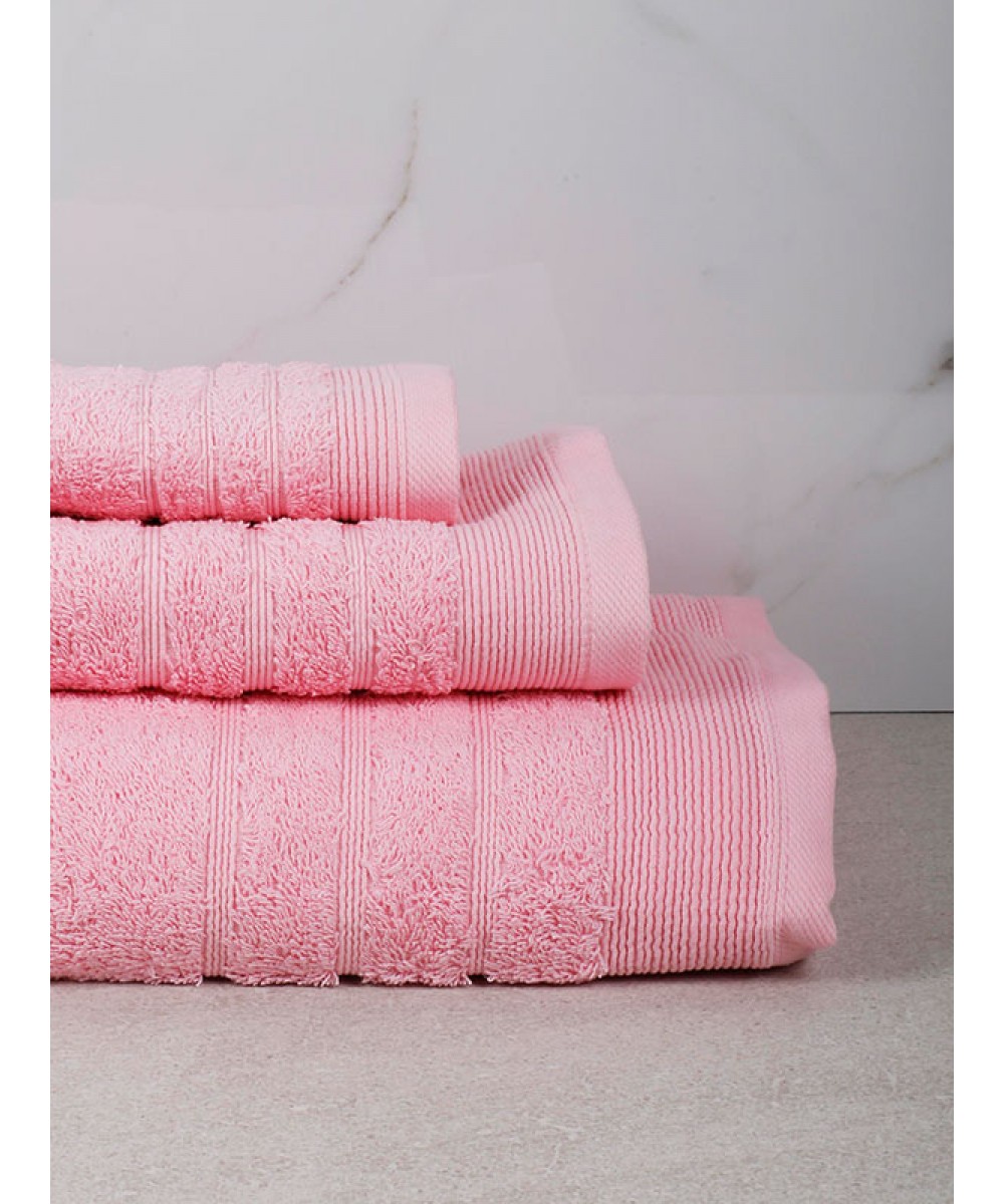 Πετσέτα Χίμπουρι 1 Pink Σετ 3 τεμ.
