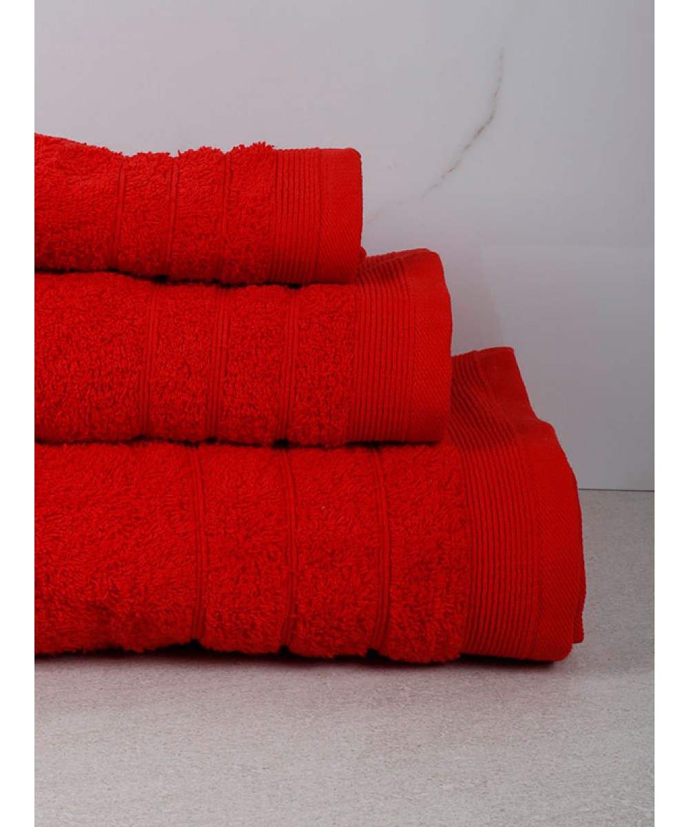 Himburi towel 21 Red Set of 3 pcs.