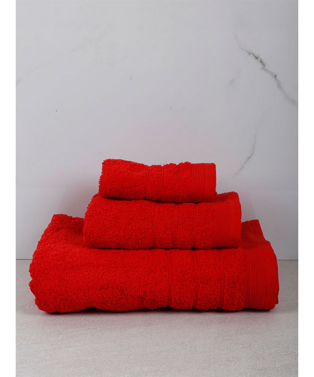 Himburi towel 21 Red Set of 3 pcs.