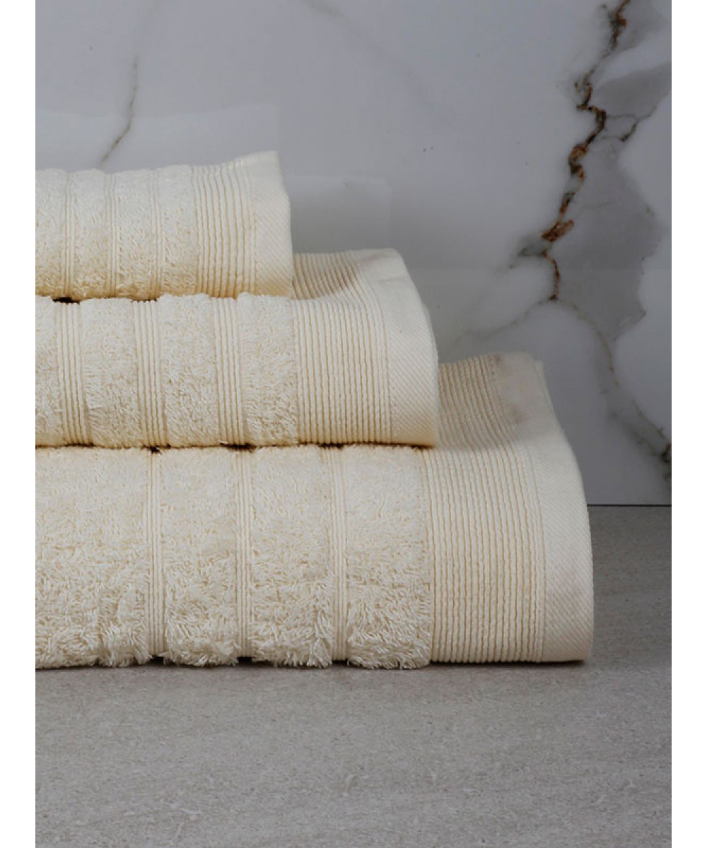 Himburi Hand Towel 6 Ecru (30x50)
