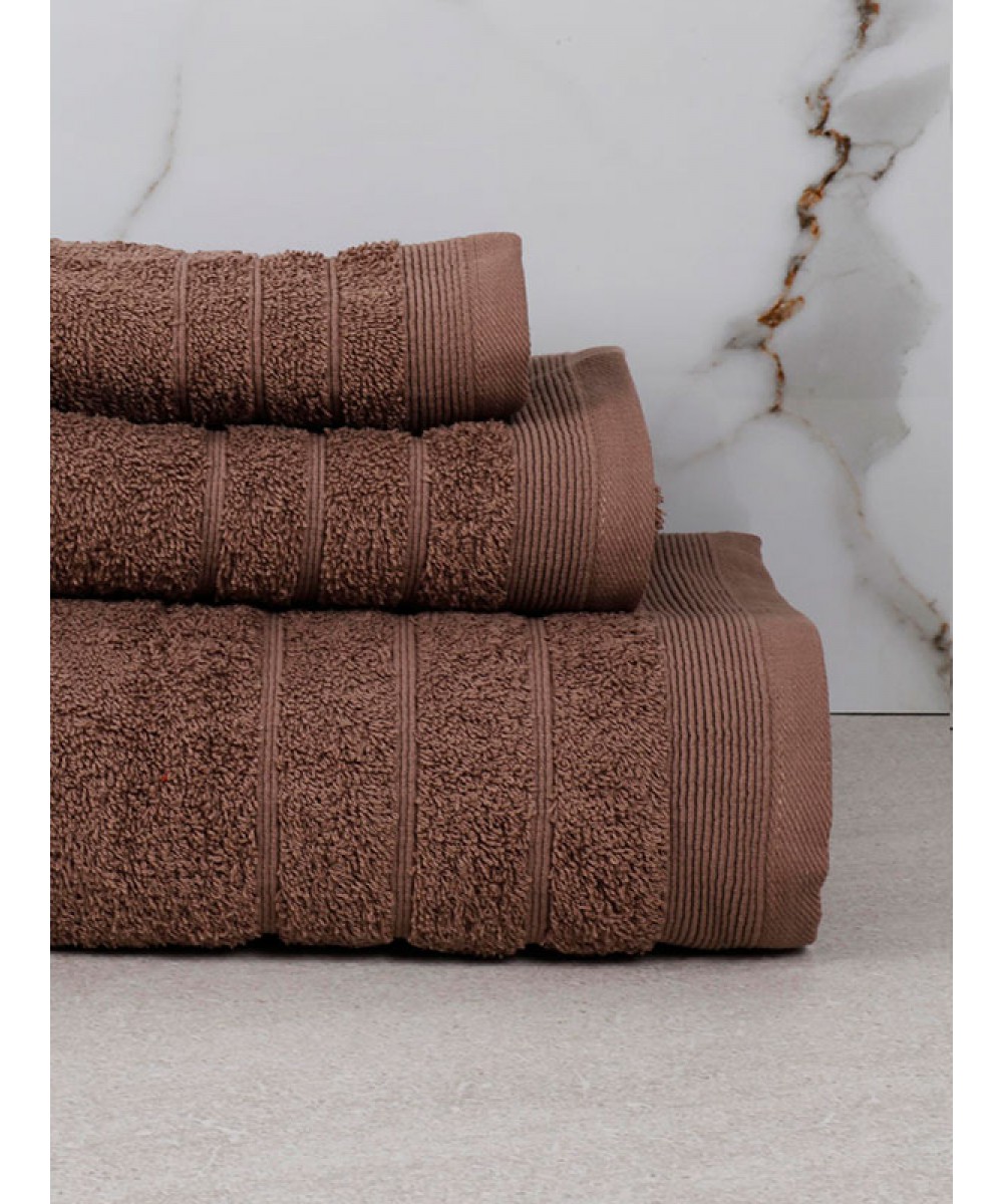 Himburi 8 Mocha Hand Towel (30x50)