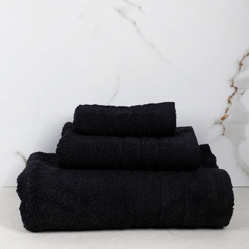 Πετσέτα Χίμπουρι 15 Black Μπάνιου (70x140)
