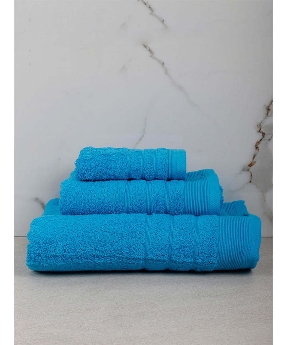 Himburi 17 Turquoise Bathroom Towel (70x140)