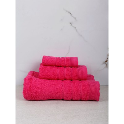Himburi 4 Fuchsia Bathroom Towel (70x140)