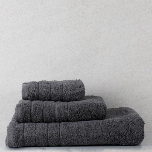 Dory 10 Dark Gray Combed Face Towel (50x100)