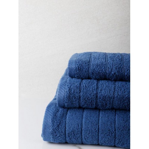 Combed towel Dory 19 Dark Blue Face (50x100)