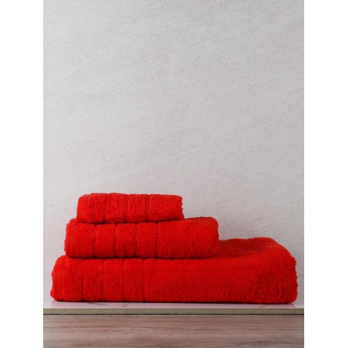 Combed towel Dory 3 Red Face (50x100)