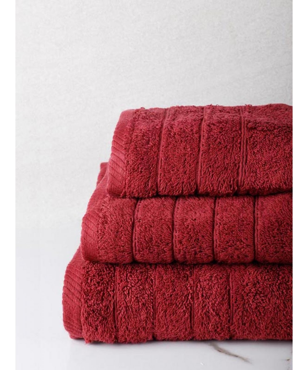 Combed towel Dory 12 Bordeaux Bathroom (80x150)