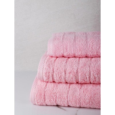 Πετσέτα πενιέ Dory 15 Pink Μπάνιου (80x150)