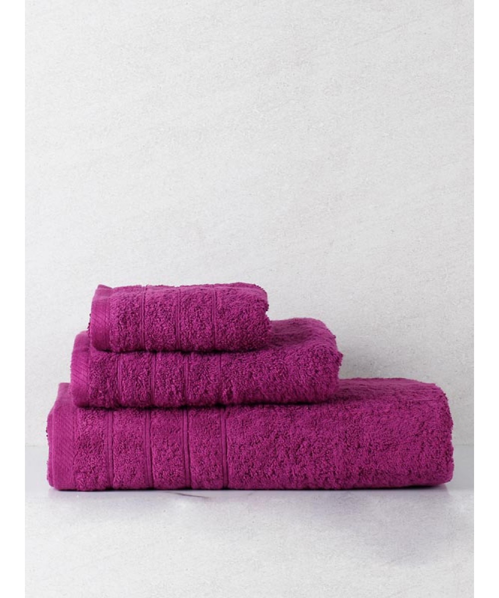 Combed towel Dory 17 Dark Mauve Bathroom (80x150)
