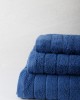 Combed towel Dory 19 Dark Blue Bathroom (80x150)