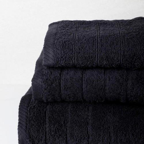 Πετσέτα πενιέ Dory 21 Black Μπάνιου (80x150)