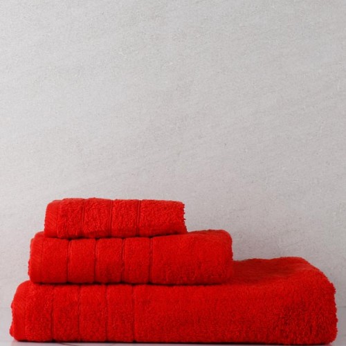 Combed towel Dory 3 Red Bathroom (80x150)