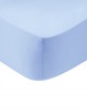 Fitted sheet Cotton Feelings with elastic 103 Light Blue Single (100x200 30)