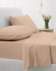 Fitted sheet Cotton Feelings with elastic 110 Beige Single (100x200 30)