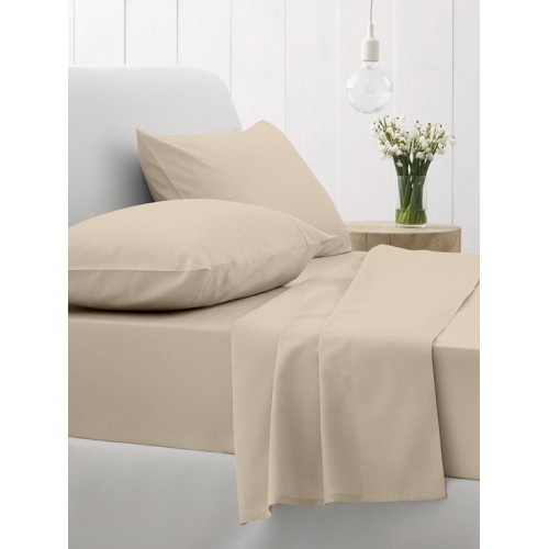 Cotton Feelings duvet cover with rubber 109 Sand Semi-double (120x200 30)