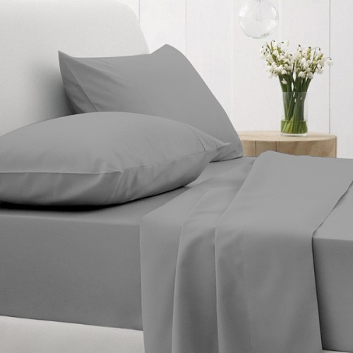 Cotton Feelings fitted sheet with elastic 107 Dark Gray Double (160x200 30)