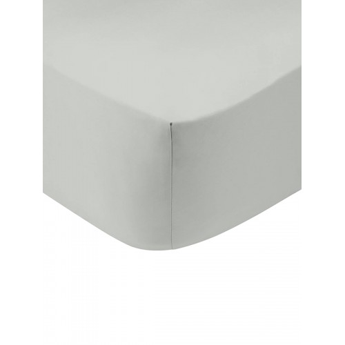Κατωσέντονο Cotton Feelings με λάστιχο 106 Light Grey Υπέρδιπλο (180x200 30)