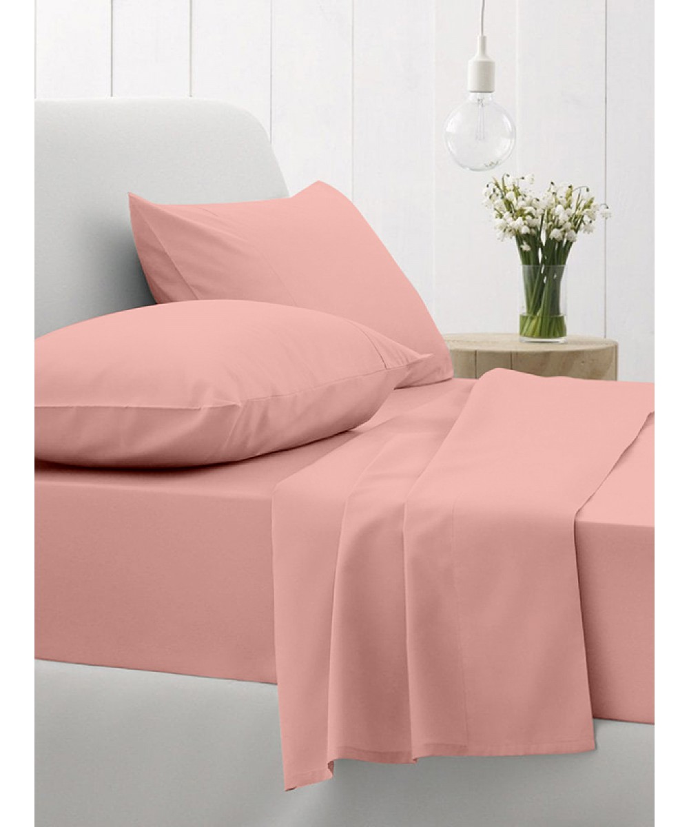 Cotton Feelings flat sheet 101 Powder Single (165x270)