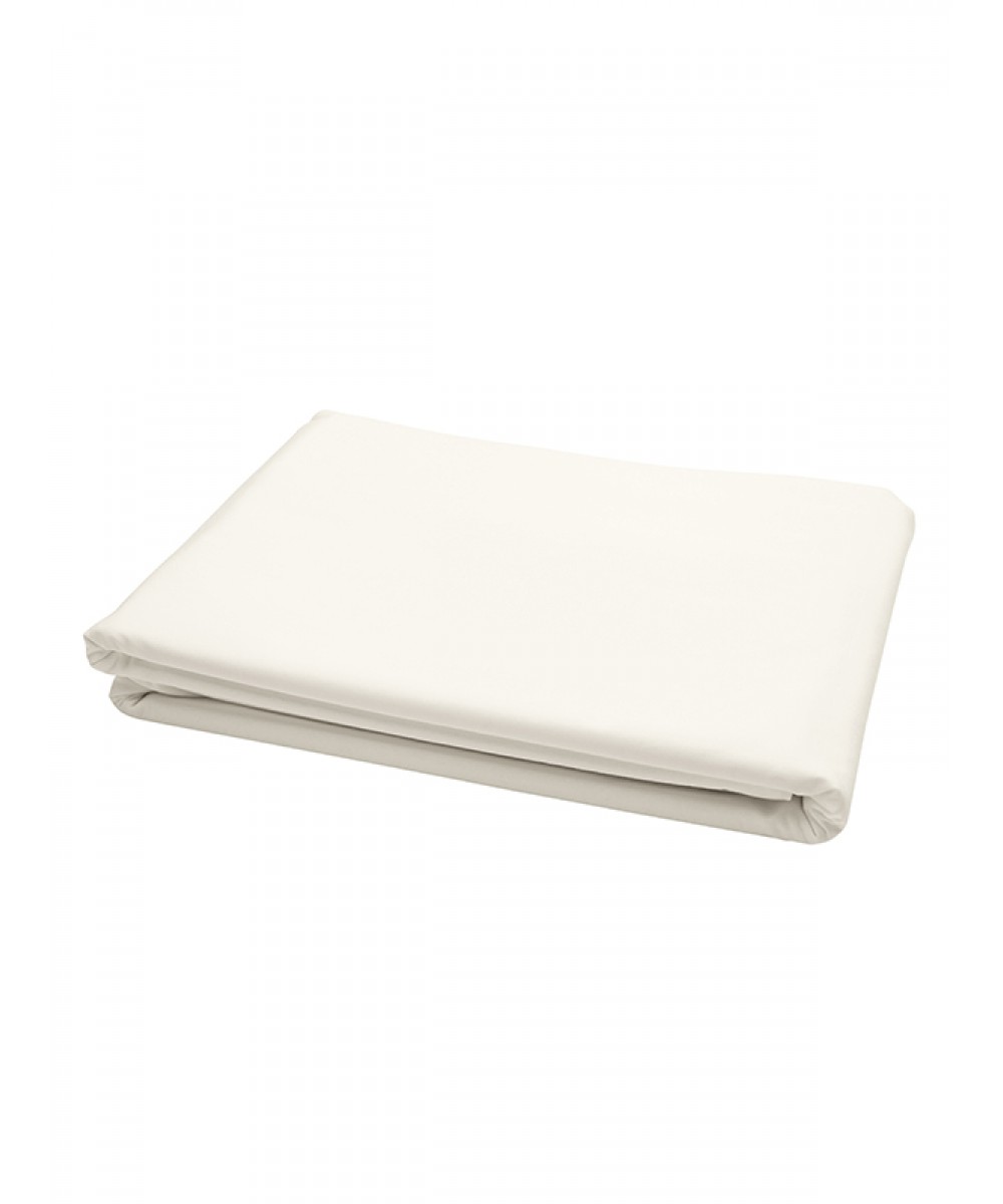 Sheet set Cotton Feelings 100 White Single with elastic (105x205 30)