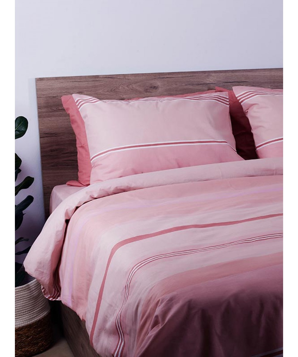 Sheet set Cotton Feelings 2034 Pink Single with elastic (105x205 30)