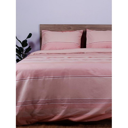 Sheet set Cotton Feelings 2034 Pink Single with elastic (105x205 30)