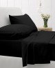 Σετ Σεντόνια Cotton Feelings 111 Black Υπέρδιπλο με λάστιχο (170x205 30)