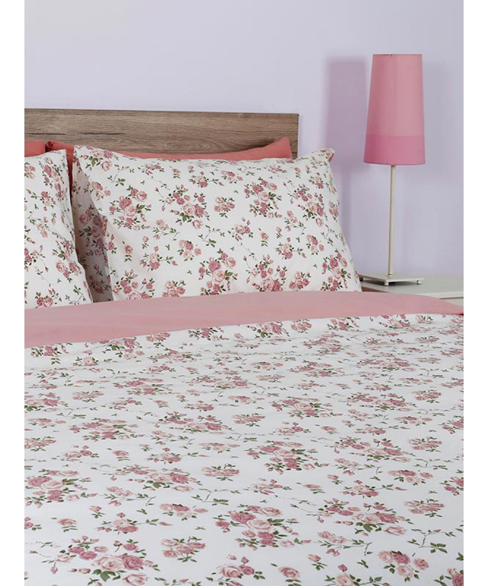 Cotton Feelings 929 Pink Extra Double Sheet Set (235x270)