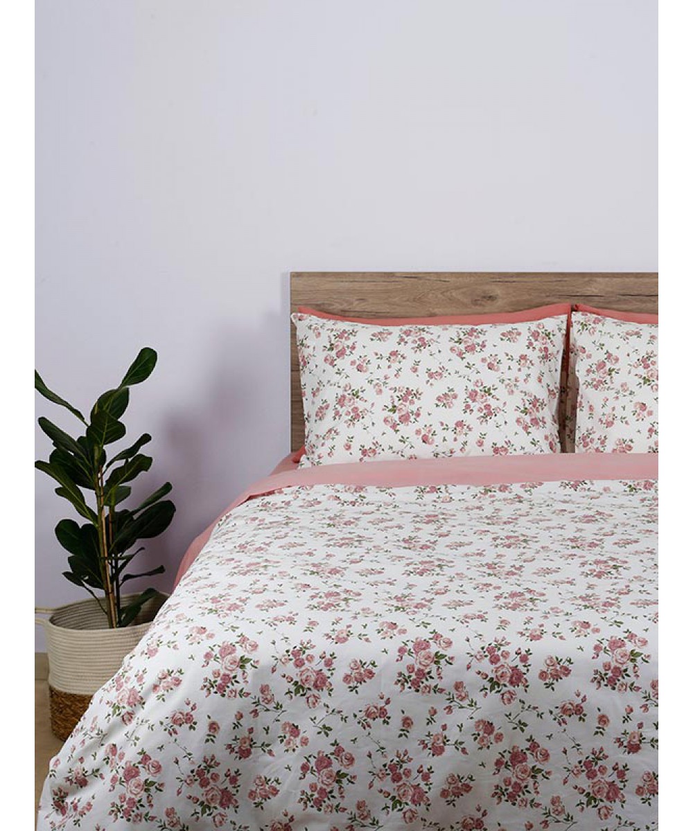 Cotton Feelings 929 Pink Extra Double Sheet Set (235x270)