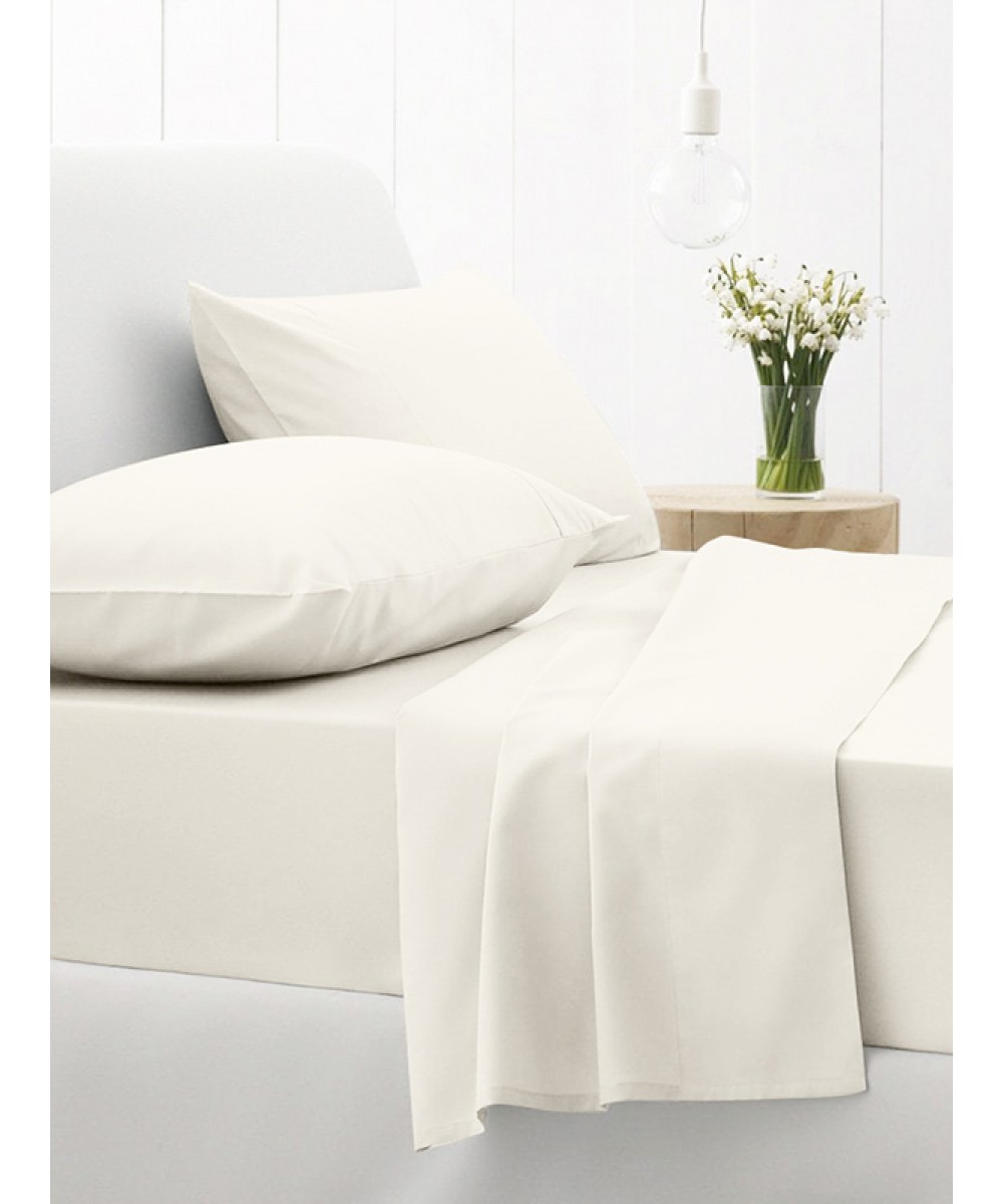 Σετ Σεντόνια Cotton Feelings 100 White King Size (260x270)