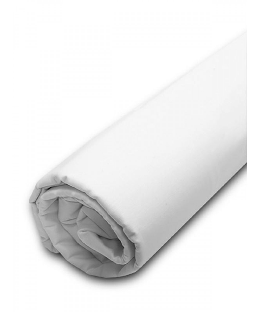 Κατωσέντονο Menta με λάστιχο 1 White Μονό (100x200 20)