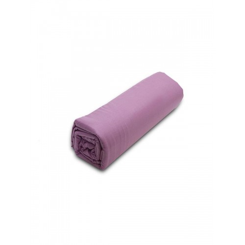 Menta Bed Sheet with Rubber 10 Mauve Single (100x200 20)