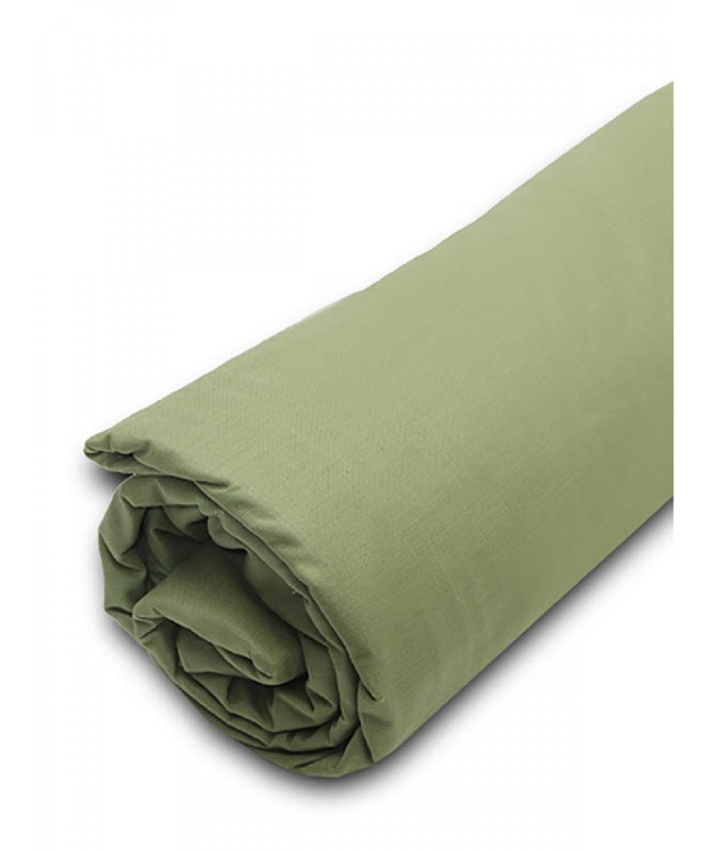 Menta bedspread with rubber 11 Olive Single (100x200 20)