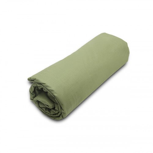 Menta bedspread with rubber 11 Olive Single (100x200 20)
