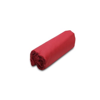 Κατωσέντονο Menta με λάστιχο 12 Red Μονό (100x200 20)