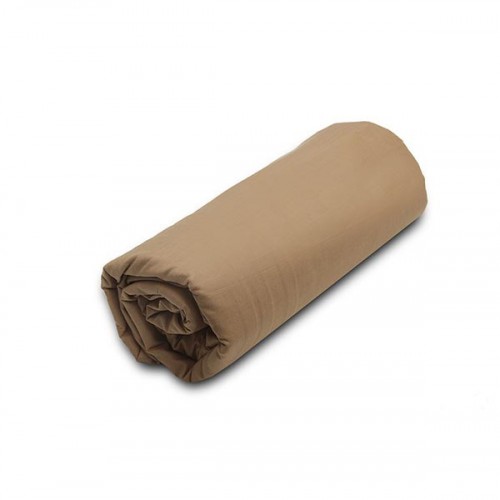 Bedsheet Menta with elastic 5 Brown Single (100x200 20)