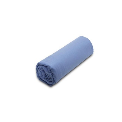 Κατωσέντονο Menta με λάστιχο 17 Blue Διπλό (160x200 20)