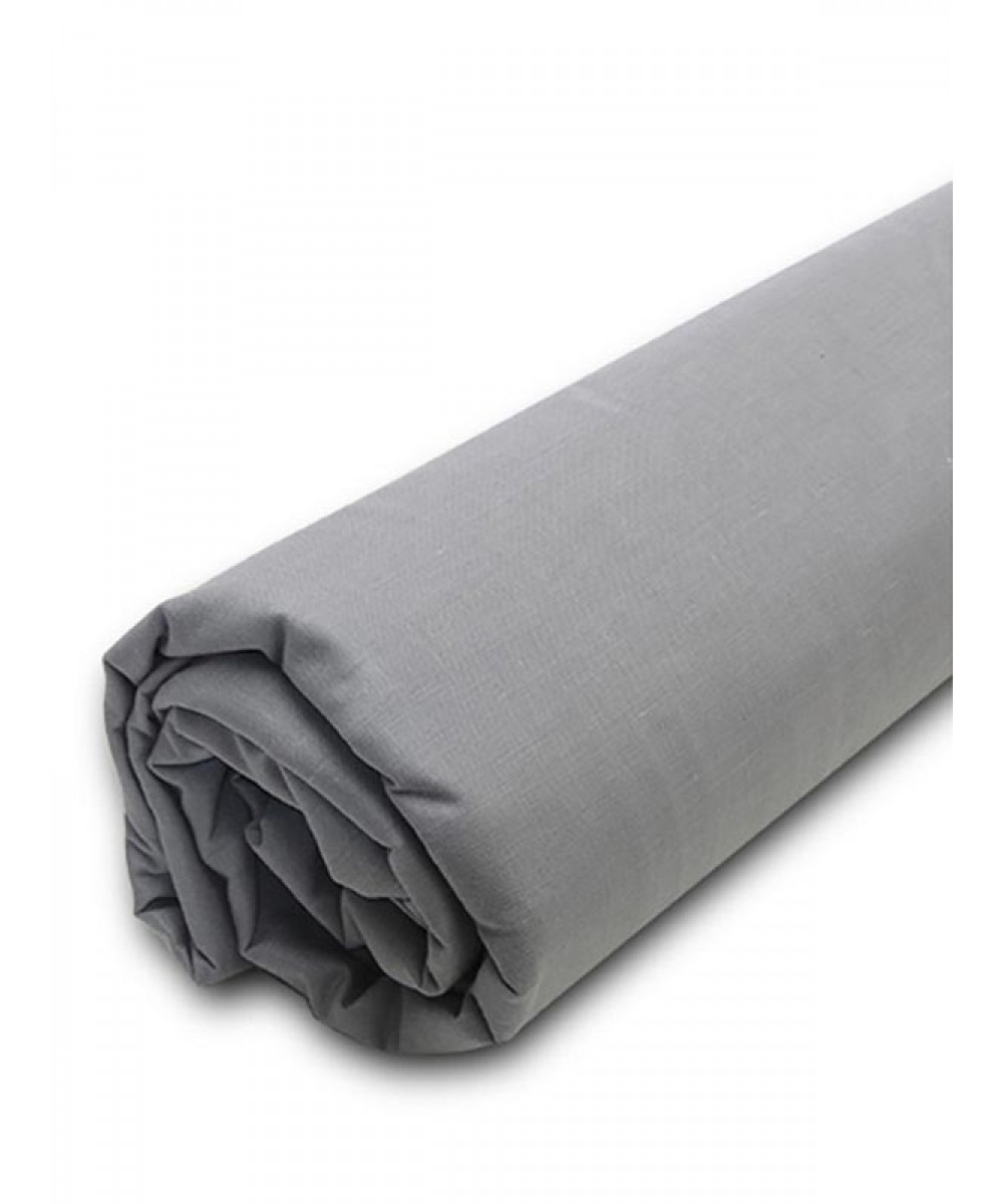 Menta fitted sheet with elastic 19 Dark Gray Double (160x200 20)