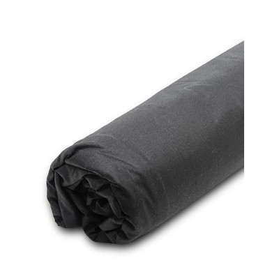 Menta bedspread with rubber 21 Black Double (160x200 20)