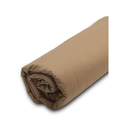 Menta fitted sheet with elastic 5 Brown Double (160x200 20)