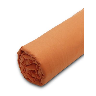 Menta bed sheet with elastic 7 Orange Double (160x200 20)