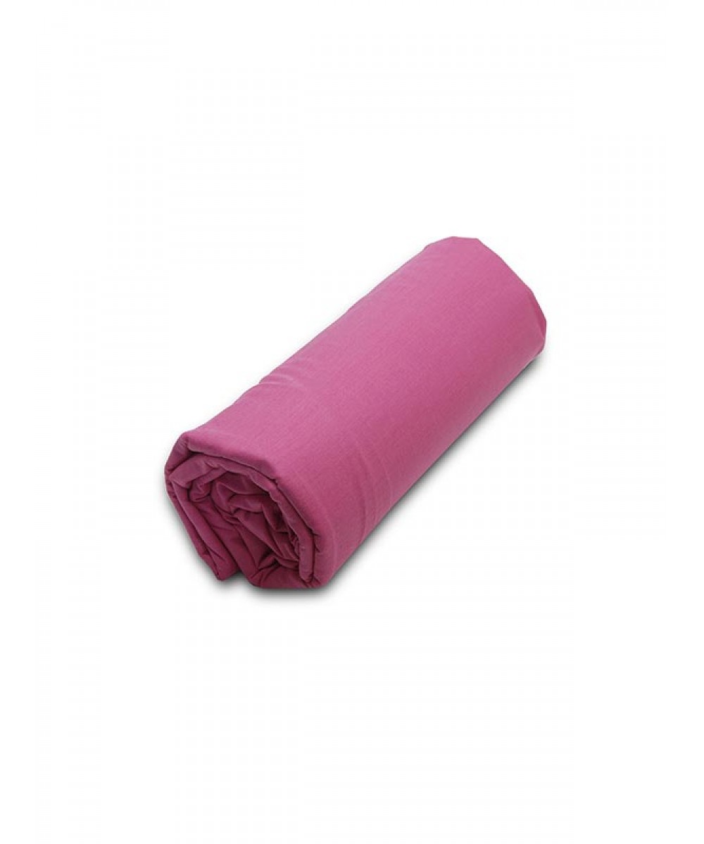 Fitted sheet Menta with elastic 9 Fuchsia Double (160x200 20)