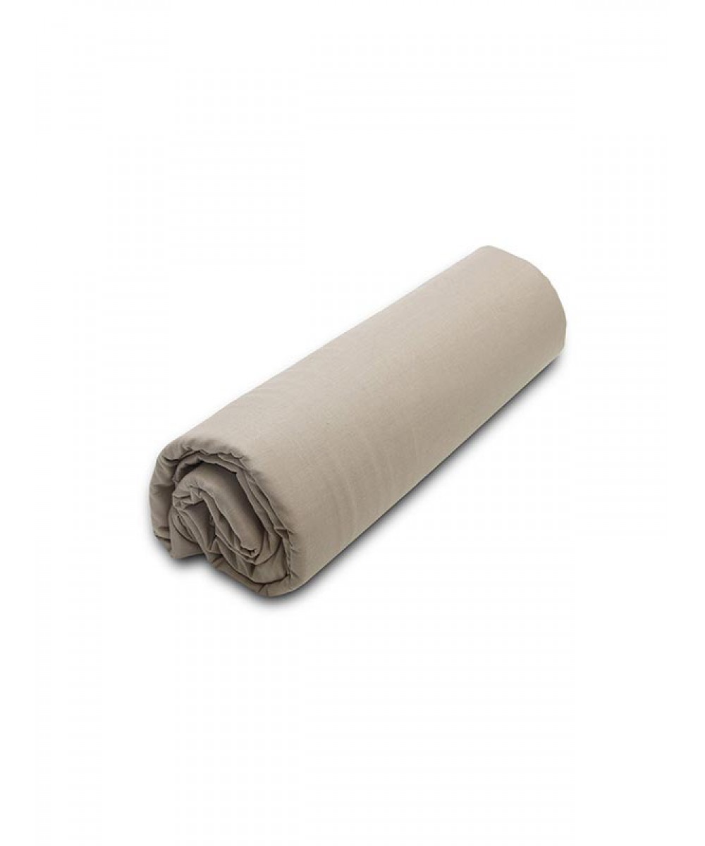 Fitted sheet Menta with rubber 23 Mocha Super double (180x200 20)