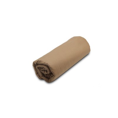 Menta fitted sheet with elastic 5 Brown Super double (180x200 20)