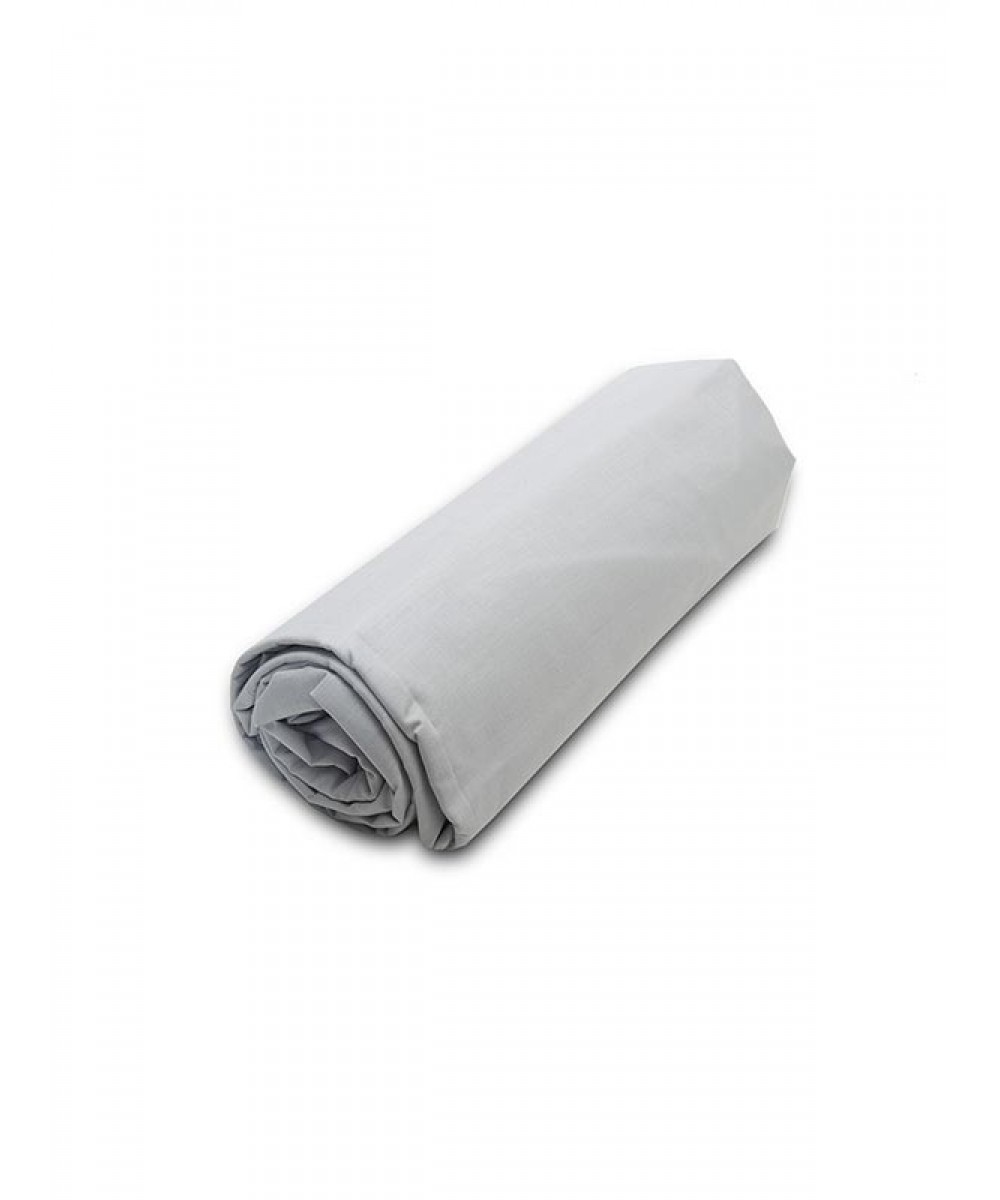 Menta bedspread with rubber 18 Light Gray Semi-double (120x200 20)